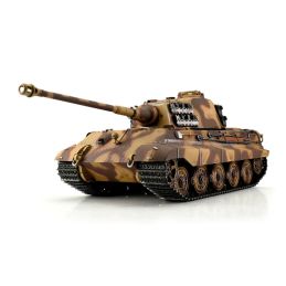 1/16 RC King Tiger camouflage 1944 Eastern Front BB fumée
