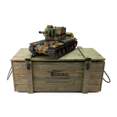 116 RC KV-2 754(r) camouflage BB fumée | Ventedemodelisme.fr