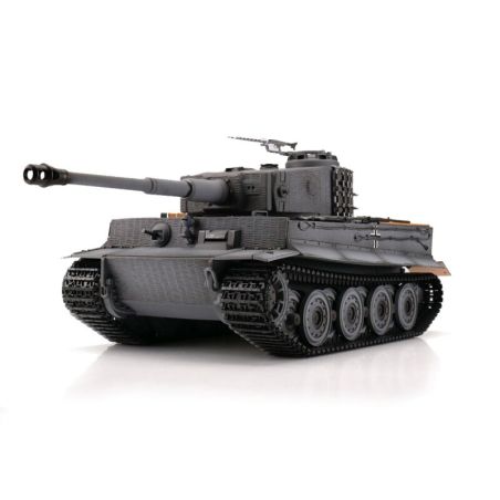 1/16 RC Tiger I Version tardive grise BB | Ventedemodelisme.fr