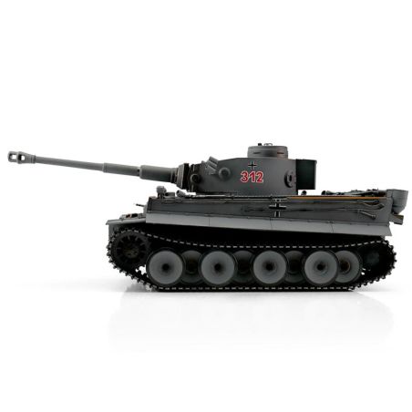 116 RC Tiger I première version gris BB (chenilles métalliques)
