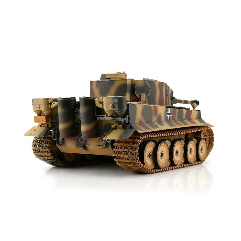 1/16 RC Tiger I Early Version camouflage BB (chenilles métalliques)