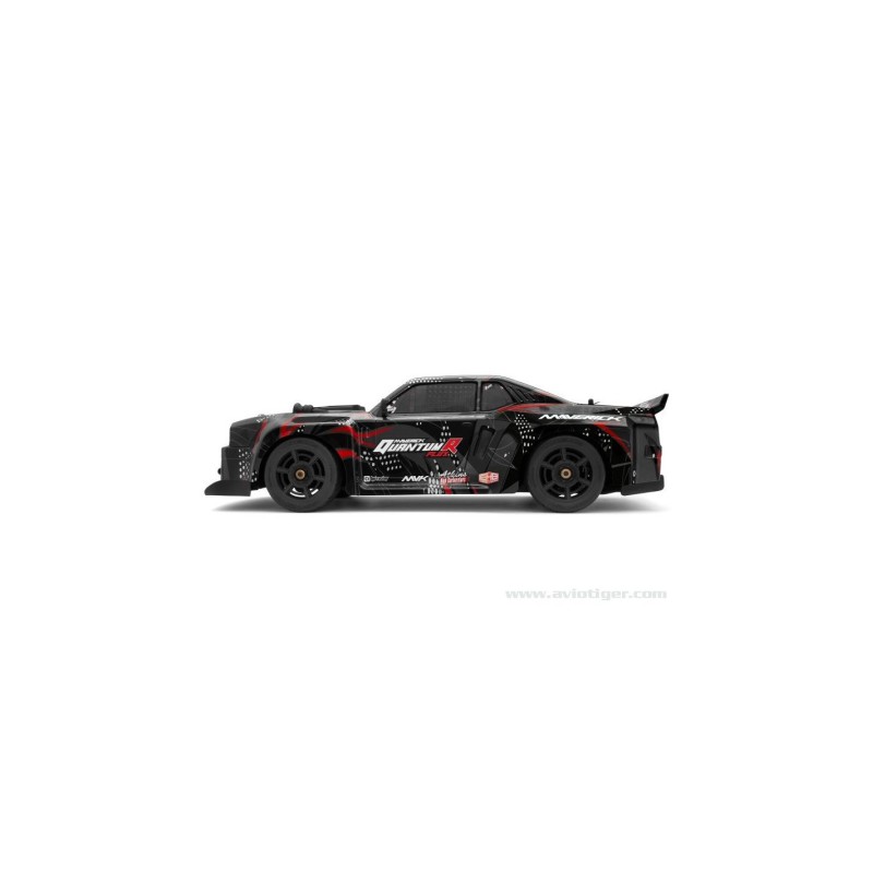 QUANTUM R FLUX 4S 4X4 "MUSCLE" NOIRE ROUGE | Ventedemodelisme.fr