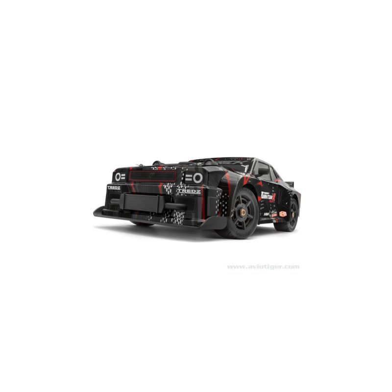 QUANTUM R FLUX 4S 4X4 "MUSCLE" NOIRE ROUGE | Ventedemodelisme.fr