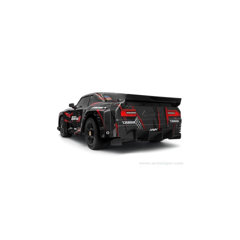 QUANTUM R FLUX 4S 4X4 "MUSCLE" NOIRE ROUGE | Ventedemodelisme.fr