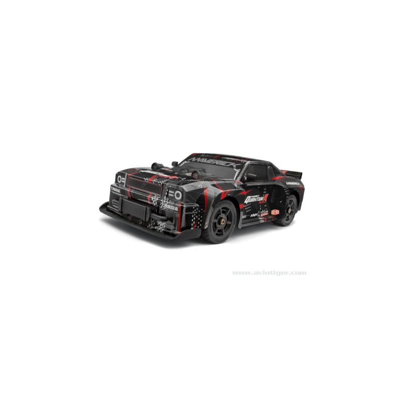 QUANTUM R FLUX 4S 4X4 "MUSCLE" NOIRE ROUGE | Ventedemodelisme.fr