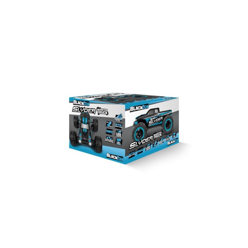 SLYDER MT Bleue 1:16 4WD RC Monster Truck | Ventedemodelisme.fr