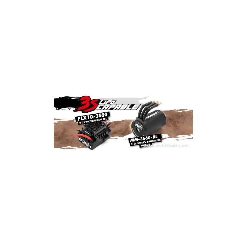 QUANTUM XT 1/10 4X4 FLUX ARGENT | Ventedemodelisme.fr