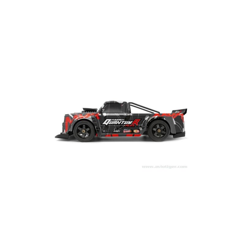 QUANTUM R FLUX 4S 4X4 GRIS ROUGE | Ventedemodelisme.fr