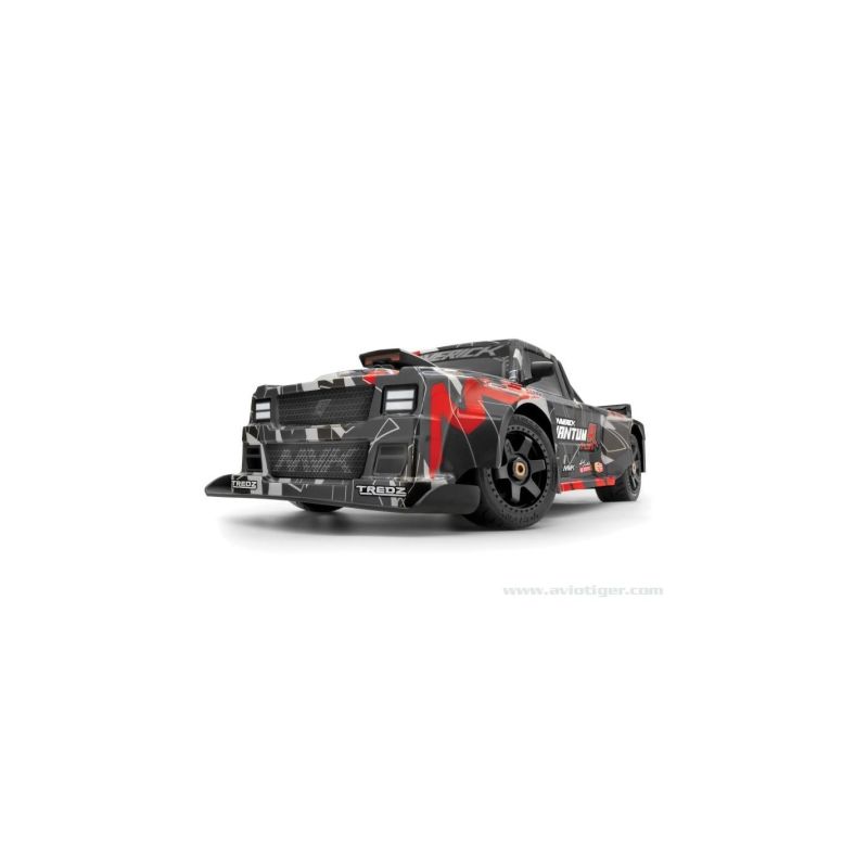 QUANTUM R FLUX 4S 4X4 GRIS ROUGE | Ventedemodelisme.fr