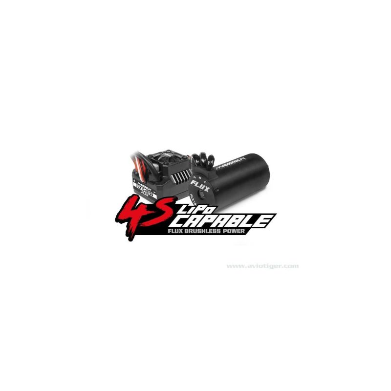 QUANTUM R FLUX 4S 4X4 GRIS ROUGE | Ventedemodelisme.fr