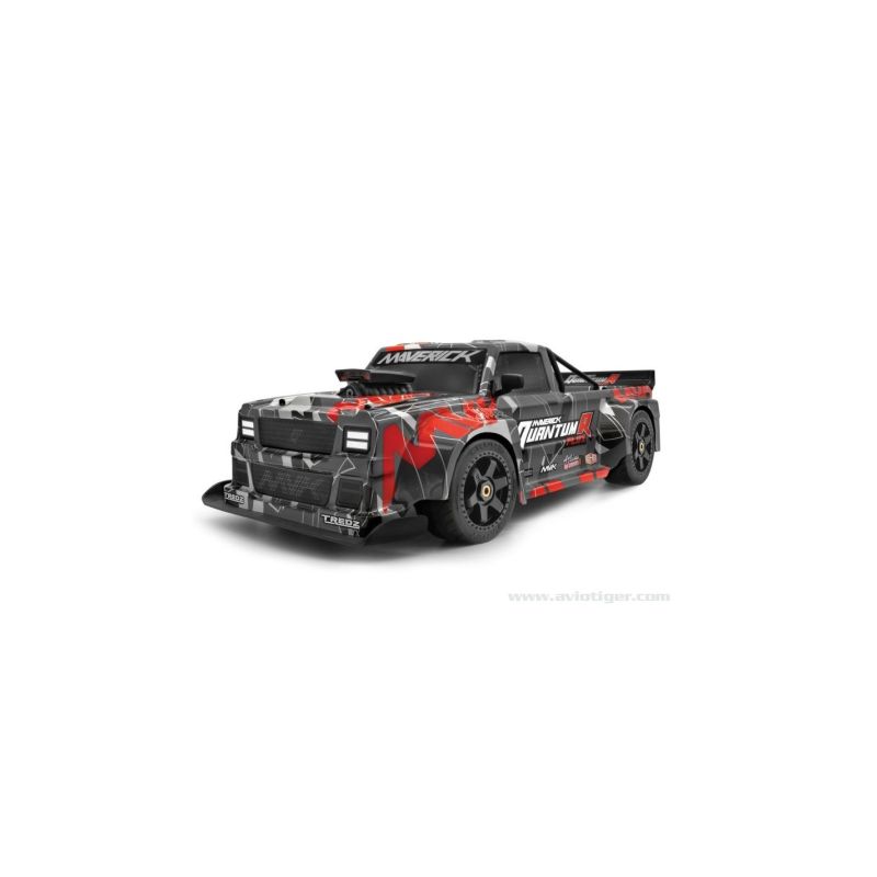 QUANTUM R FLUX 4S 4X4 GRIS ROUGE | Ventedemodelisme.fr