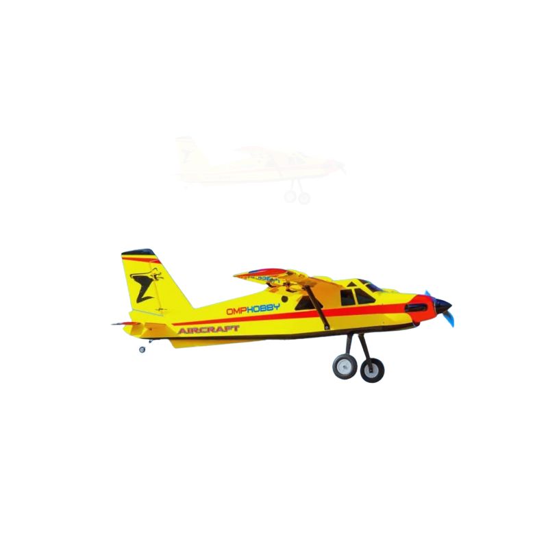 Avion OMPHOBBY Bushmaster Rouge/Jaune env 1.66m PNP