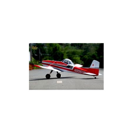 Avion VQ Model Cessna 188 Awagon 60-90 size EP-GP Red - White version ( Wingspan 2 meters)