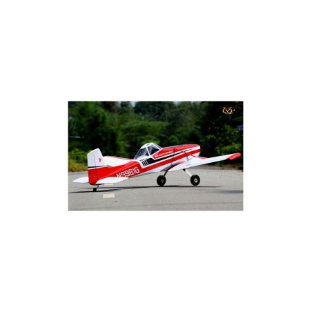 Avion VQ Model Cessna 188 Awagon 60-90 size EP-GP Red - White version ( Wingspan 2 meters)