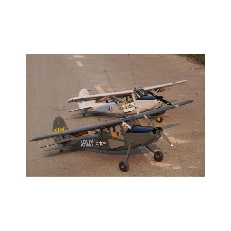 Avion VQ model L-19 Cessna Bird Dog grey U.S Version 1.70m