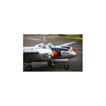 Avion VQ Model P-38 twin 2.1m version verte