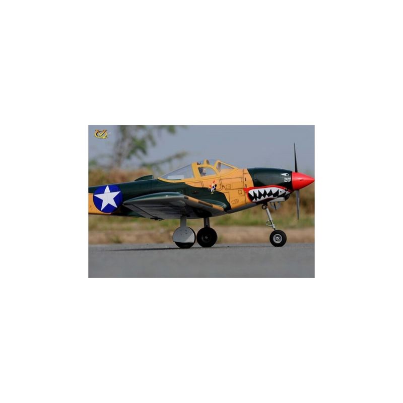 Avion VQ Model P-39 Airacobra 1.58m sumer camo