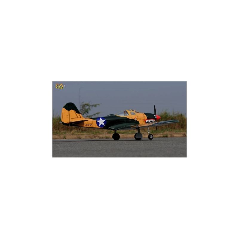 Avion VQ Model P-39 Airacobra 1.58m sumer camo