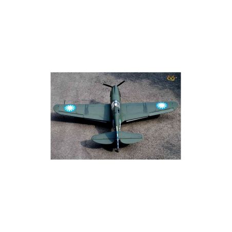 Avion VQ Model P-40 Kitty Hawk 1.57m + Saito FA-62B Moteur methanol 4 temps