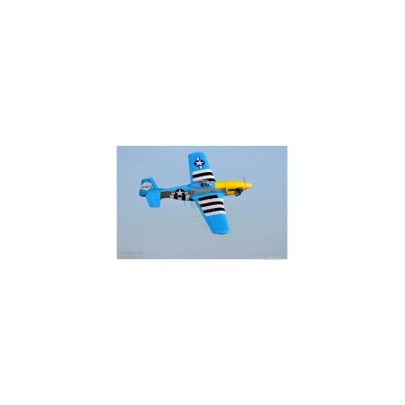 Avion VQ model P-51D Obsession env.1.52m + Saito FA-62B Moteur methanol 4 temps