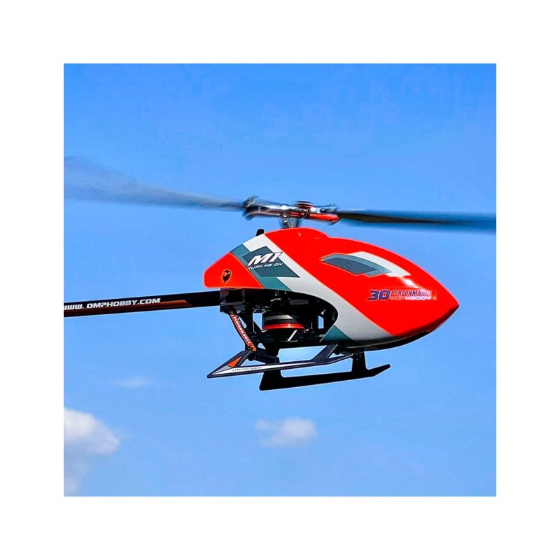 Hélicoptère OMPHobby Rouge M1 EVO RC Futaba SFHSS