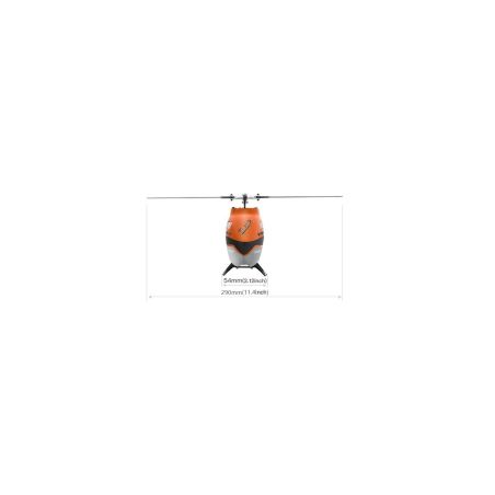 Hélicoptère OMPHobby Orange M1 RC Futaba SFHSS