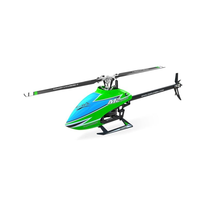Hélicoptère OMPHobby Vert/Bleu M2 Explore BNF