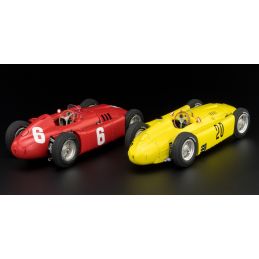 BUNDLE CMC Ferrari D50 (yellow) and CMC Lancia D50 (red)