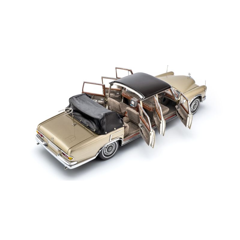 CMC Mercedes-Benz 600 Pullman Landaulet two-tone finish beige/brown, with functional softtop