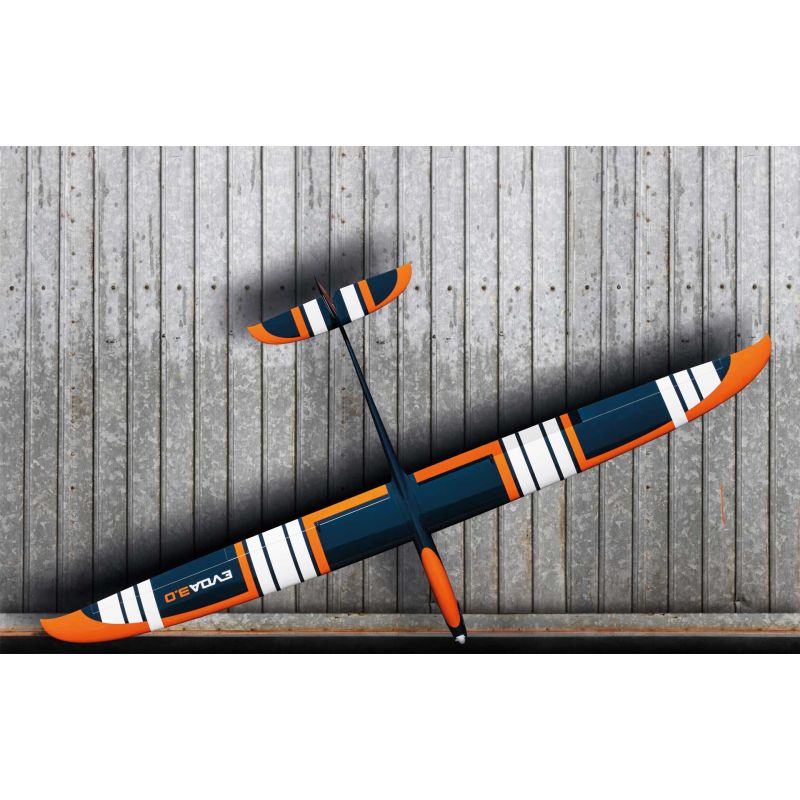 Robbe Modellsport EVOA 3.0 PNP FULL FIBRE GLASS « Electric » PLANEUR HAUTE PERFORMANCE AVEC AILE À 4 VOLETS
