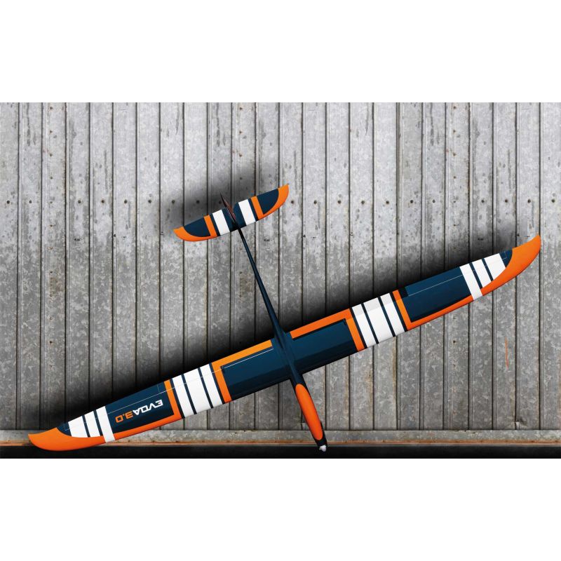 Robbe Modellsport EVOA 3.0 PNP FULL FIBRE GLASS « Electric » PLANEUR HAUTE PERFORMANCE AVEC AILE À 4 VOLETS
