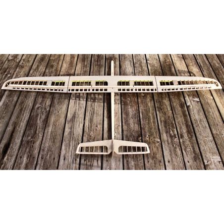Robbe Modellsport Slider Q Modèle de planeur haute performance à 4 volets, kit en bois contreplaqué/balsa « Made in Austria »