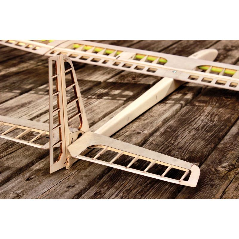 Robbe Modellsport Slider Q Modèle de planeur haute performance à 4 volets, kit en bois contreplaqué/balsa « Made in Austria »