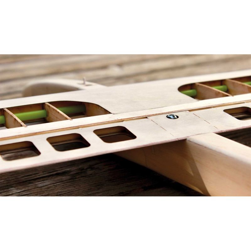 Robbe Modellsport Slider Q Modèle de planeur haute performance à 4 volets, kit en bois contreplaqué/balsa « Made in Austria »