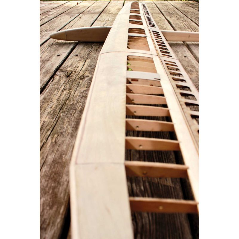 Robbe Modellsport Slider Q Modèle de planeur haute performance à 4 volets, kit en bois contreplaqué/balsa « Made in Austria »