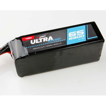 Robbe Modellsport RO-POWER ULTRA MAXAMP 6300MAH 22,2 VOLT 6S 35(70)C LIPO BATTERIE XT-90