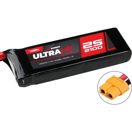 Robbe Modellsport RO-POWER ULTRA HP 2100MAH 7,4 VOLT 2S 25(50)C LiPo Batterie