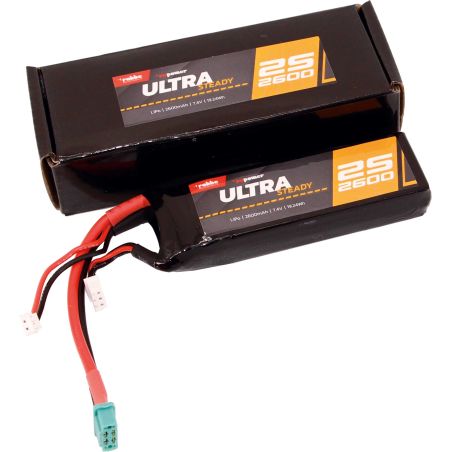 Robbe Modellsport RO-POWER ULTRA STEADY 2600MAH 7,4 VOLT RECEIVER BATTERIE 2S MPX