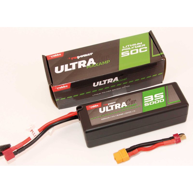Robbe Modellsport RO-POWER ULTRA MAXAMP CAR 5000MAH 11,1 VOLT 3S 35(70)C LIPO BATTERIE PRISE T-(XT-60)