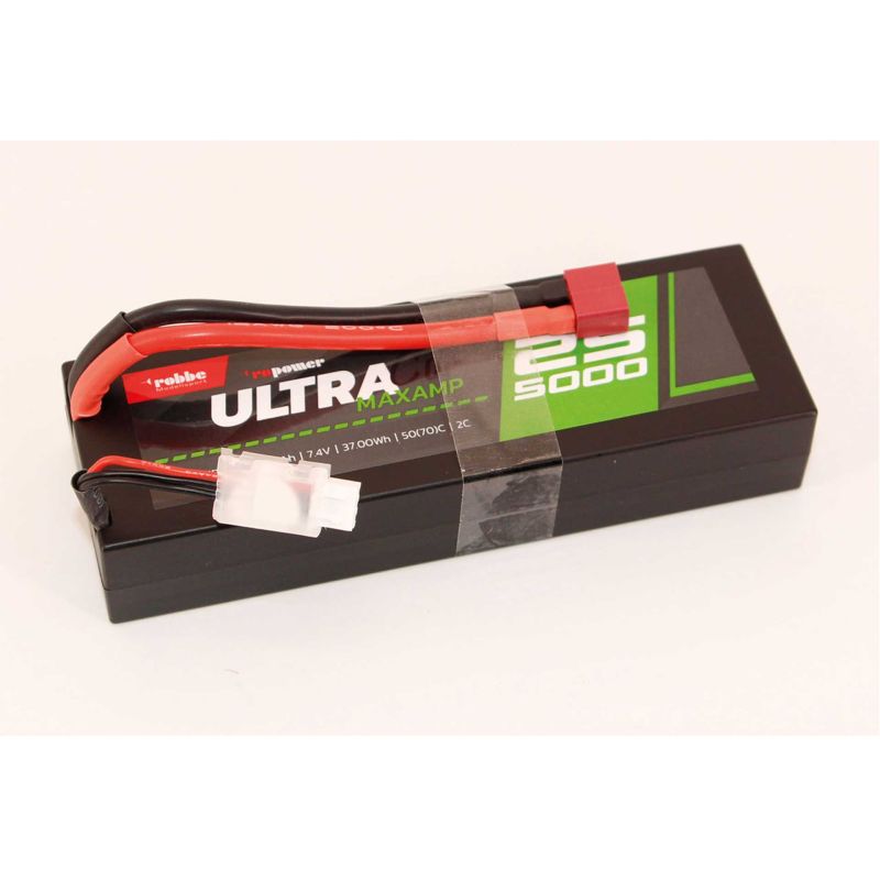 Robbe Modellsport RO-POWER ULTRA MAXAMP CAR 5000MAH 7,4 VOLT 2S 35(70)C LIPO BATTERIE PRISE T-(XT-60)