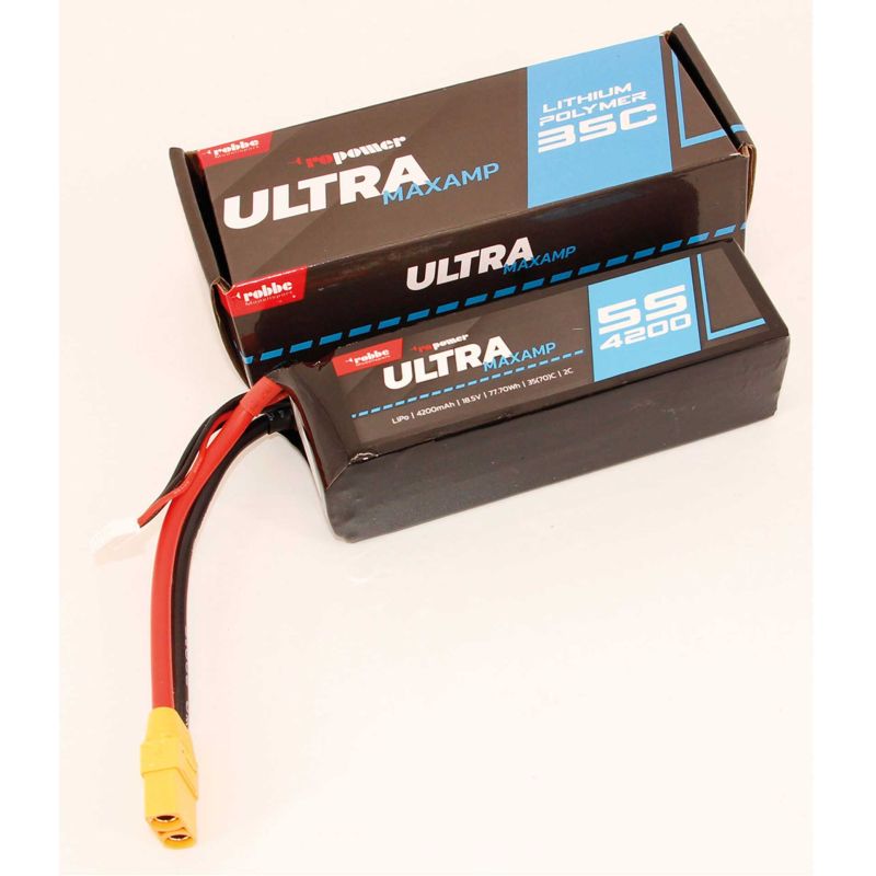 Robbe Modellsport RO-POWER ULTRA MAXAMP 4200MAH 18,5 VOLT 5S 35(70)C BATTERIE LIPO