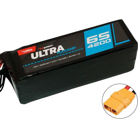 Robbe Modellsport RO-POWER ULTRA MAXAMP 4200MAH 22,2 VOLT 6S 35(70)C BATTERIE LIPO