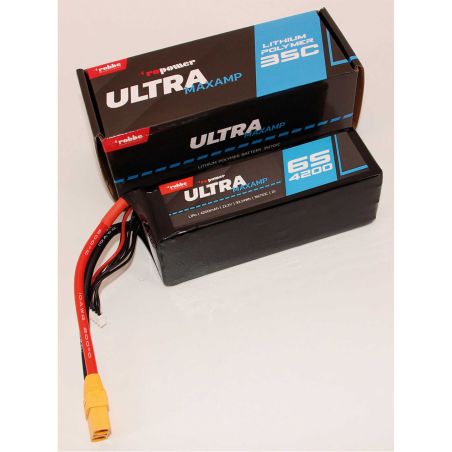 Robbe Modellsport RO-POWER ULTRA MAXAMP 4200MAH 22,2 VOLT 6S 35(70)C BATTERIE LIPO