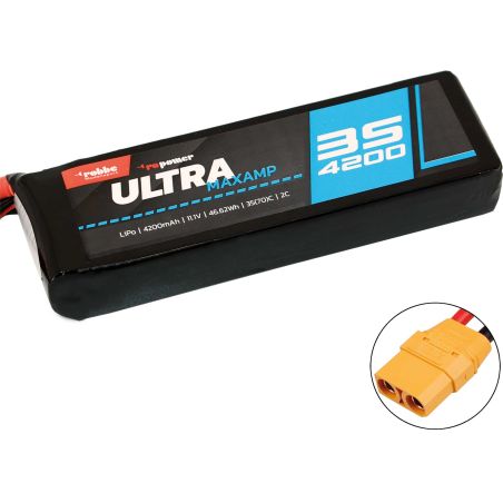 Robbe Modellsport RO-POWER ULTRA MAXAMP 4200MAH 11,1 VOLT 3S 35(70)C LIPO BATTERIE Xt-90