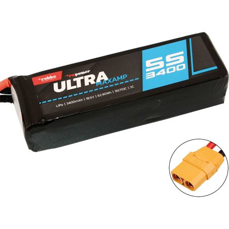 Robbe Modellsport RO-POWER ULTRA MAXAMP 3400MAH 18,5 VOLT 5S 35(70)C BATTERIE LIPO