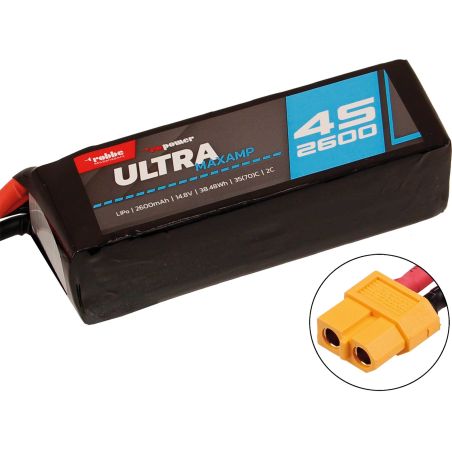 Robbe Modellsport RO-POWER ULTRA MAXAMP 2600MAH 14,8 VOLT 4S 35(70)C BATTERIE LIPO