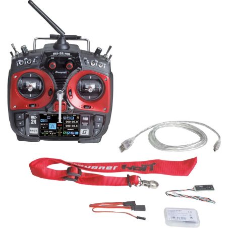 GRAUPNER MZ-24 PRO HOTT émetteur simple télécommande 2,4Ghz