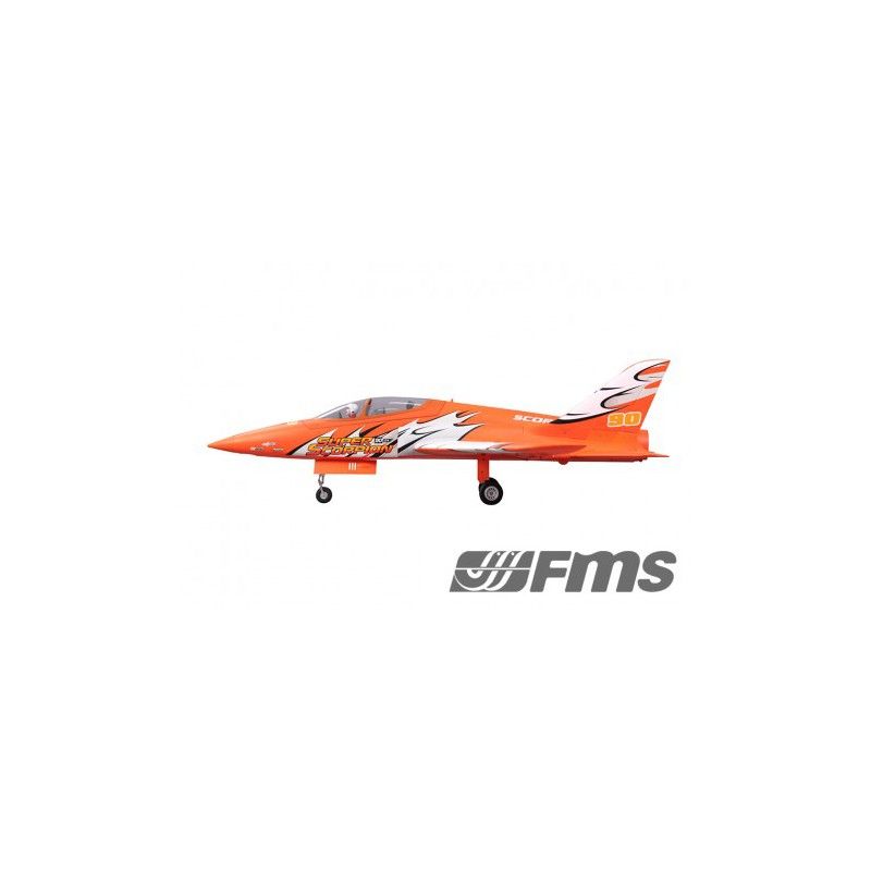 1/12 Jet 90mm EDF Super Scorpion Orange PNP kit w/ reflex system