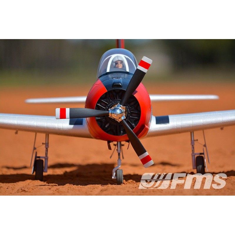 1/8 Plane 1400MM T-28 (V4) Red PNP kit