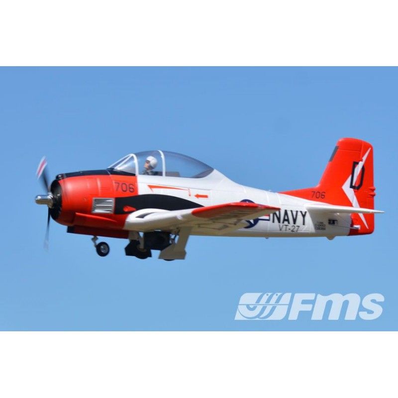 1/8 Plane 1400MM T-28 (V4) Red PNP kit